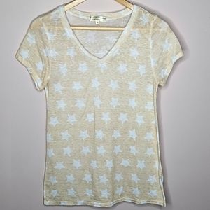Threads 4 Thought V-Neck Stars Short Sleeve Tee
